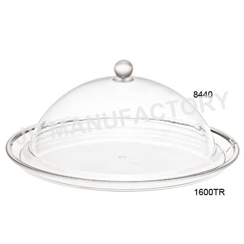 16 Inch transparent plastic display plate food dome cover pizza bread cover