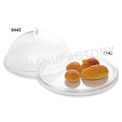 16 Inch transparent plastic display plate food dome cover pizza bread cover