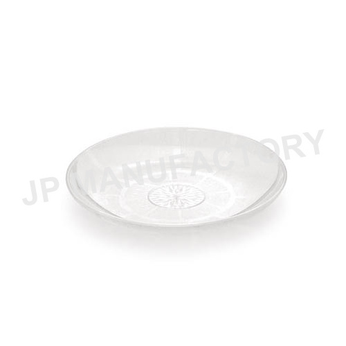 Good quality glass plate/best fruit glass dish/round glass dessert plate