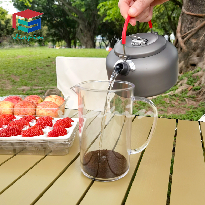 600ml Unbreakable Manual Coffee Espresso Maker Pot Plastic Teapot Cafetiere French Coffee Tea Percolator Filter Press Plunger