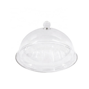 hot sell 7.75" plastic plate dome food Cover PC plate cover for food service made in China