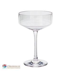 new 350ml plastic polycarbonate champagne cup coupe glass for party and bar