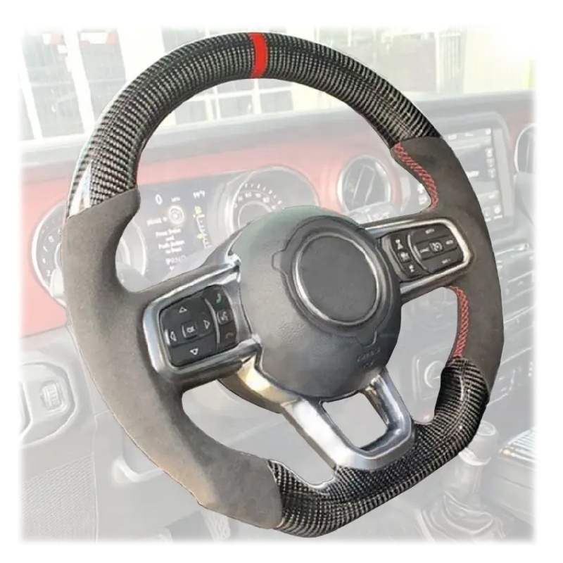 Original carbon fiber steering wheels for Jeep Wrangler JL JT