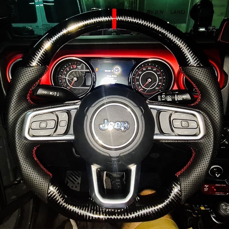 Original Carbon Fiber Steering Wheel for Jeep Wrangler