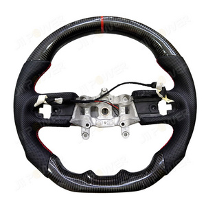 Black Steering Wheel carbon Car Steering wheel for Jeep Wrangler JL