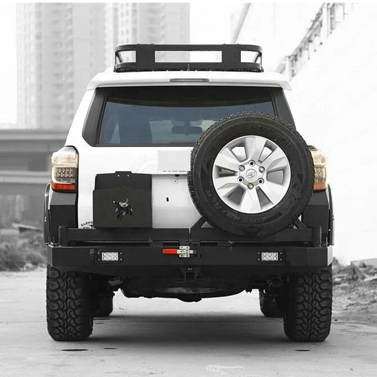 Steel Rear bumper with tyre carrier for 4Runner 14-19