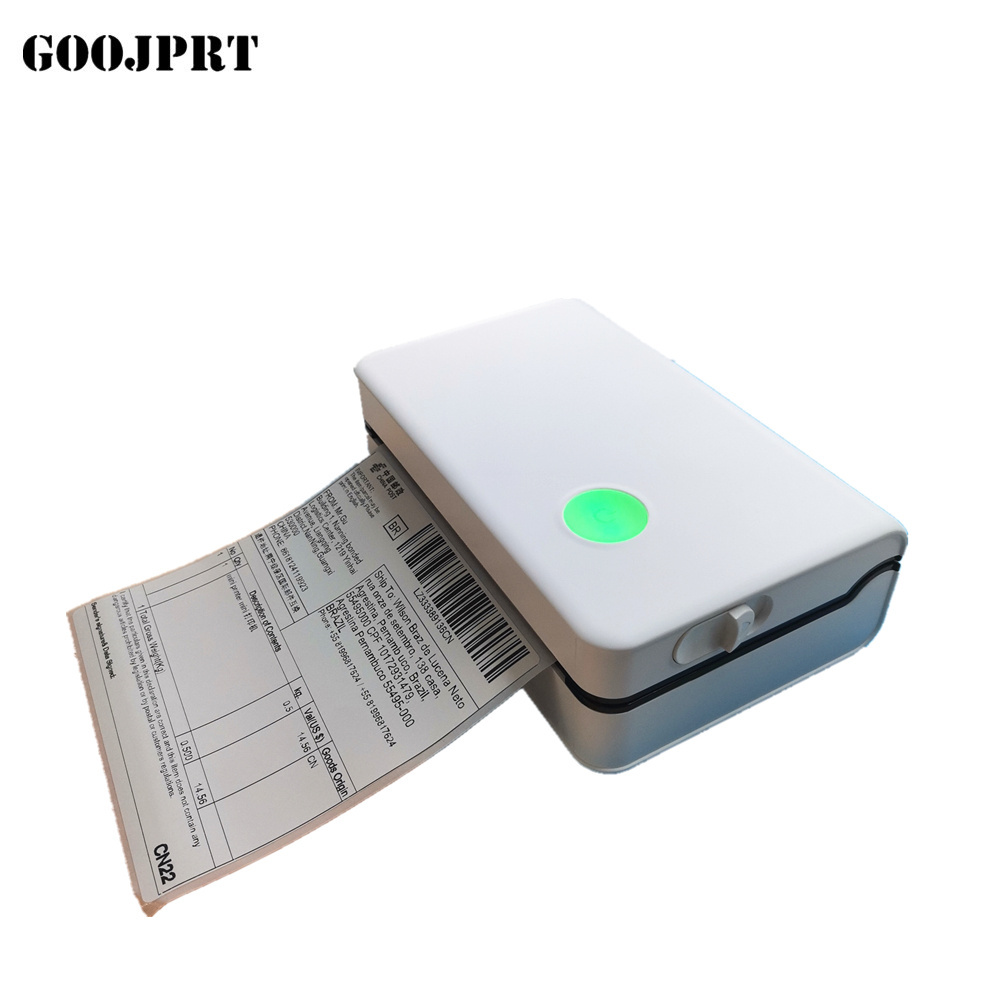 Cheap 4inch 110mm White Color Desktop Printer Usps Bar Code Label Receipt Paper Roll Direct Thermal Transfer Printer