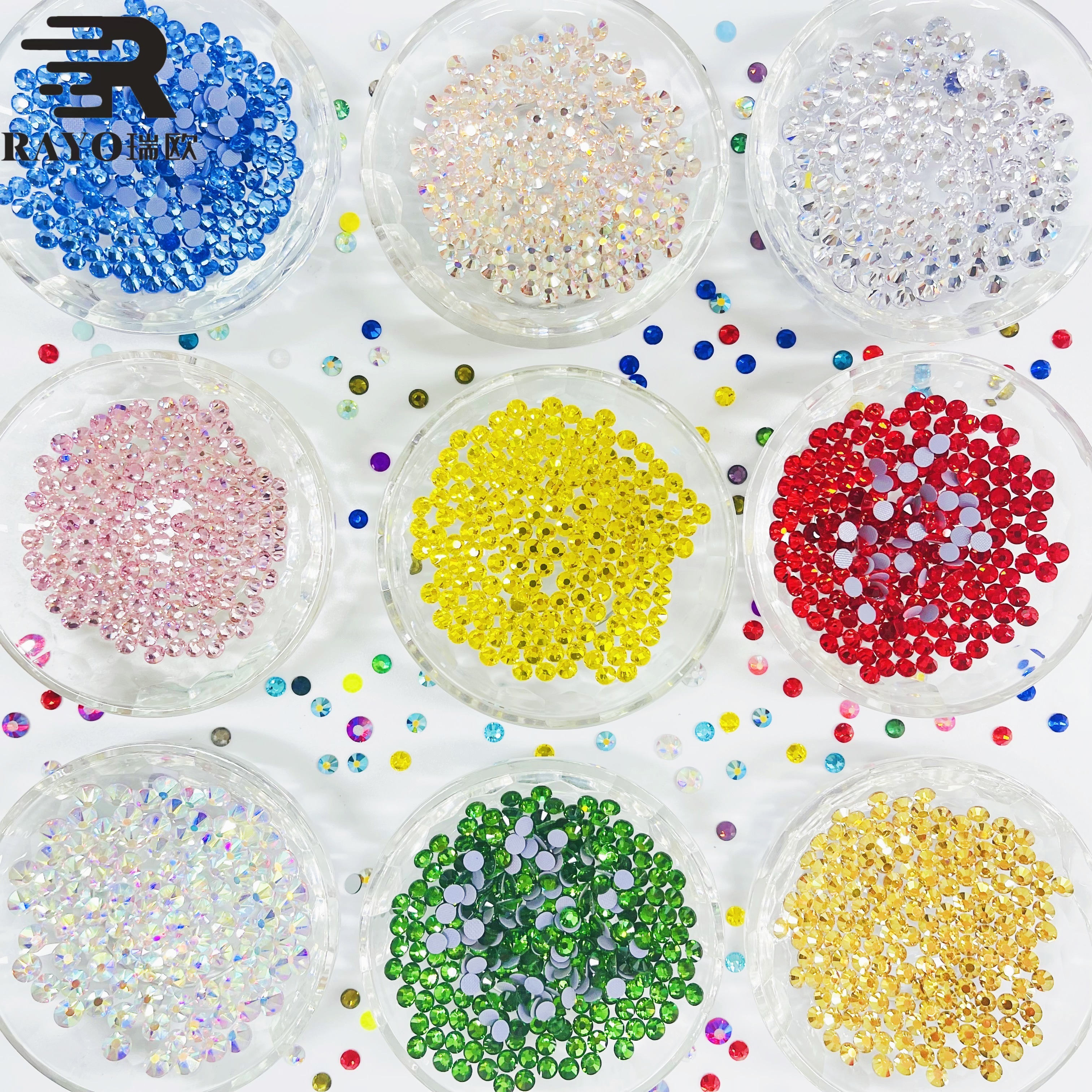 New Arrival Flat Back Rhinestones Non-Hot Fix Attractive for Decoration of Phone Case Nail and so On by Glue