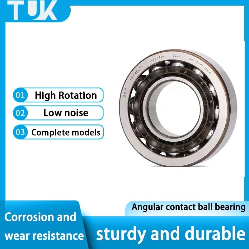 High speed single row angular contact ball bearing Bore 10mm-240mm 7200B-7240B angular contact ball bearing