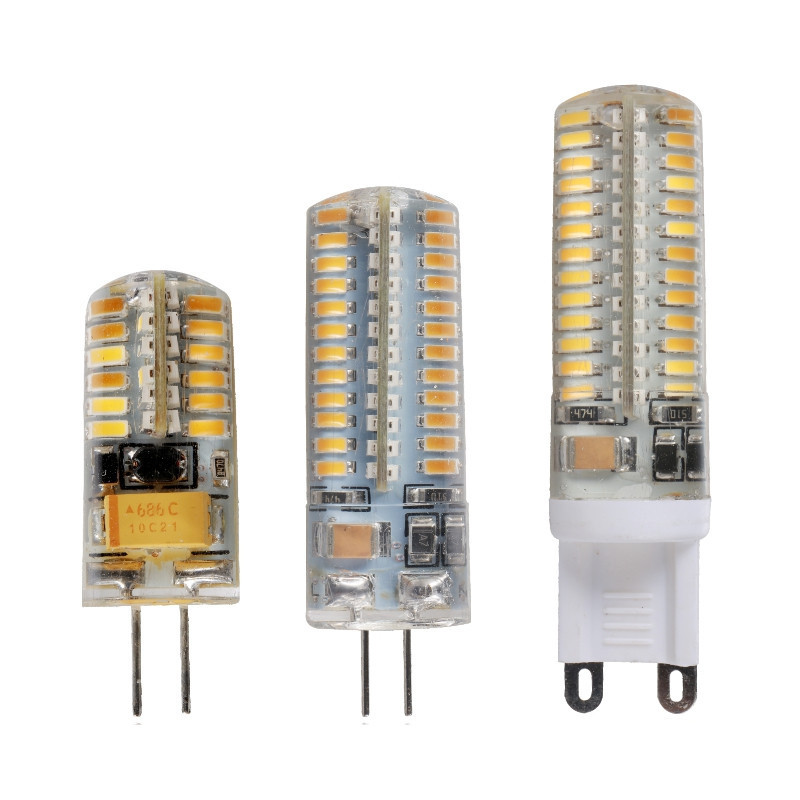 G4 led bulb 220v 12V 24V 110V 220V Mini Silicone COB SMD G9 G4 Led Lamp 1W 1.5W 2W 3W LED Bulb