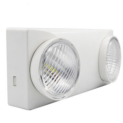 Energy Saving Indoor Corridor Emergency Light LED Dual Head Emergency Lights With Plug