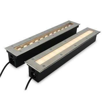 Pavement Recessed Inground Light RGB DMX 36W 24W 18W 12W 9W 6W Linear Led Underground Lights