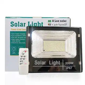 200W Super Bright Outdoor Lighting Led Smart Solar Flood Light