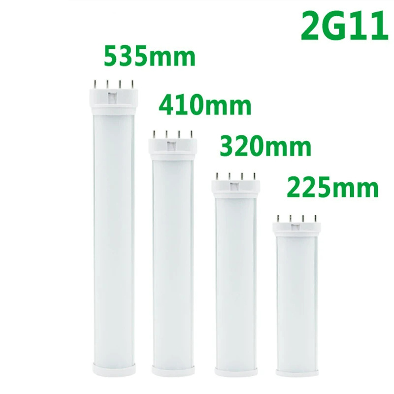 Jpungsun 4 Pin LED Horizontal Plug 2G11 Tube Lamp High Lumen Efficiency 90Ra LED Bar Replace 12W 18W 24W 2G11 led Tube Light