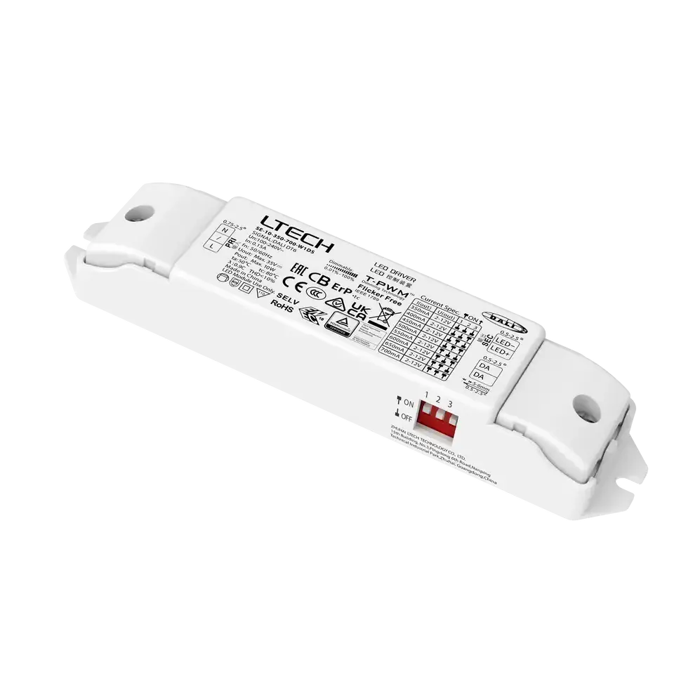 LTECH 100W 24V Dali Dimming Led Driver Switching CV Power Supply LM-100-24-G1D2 24Vdc Drivers