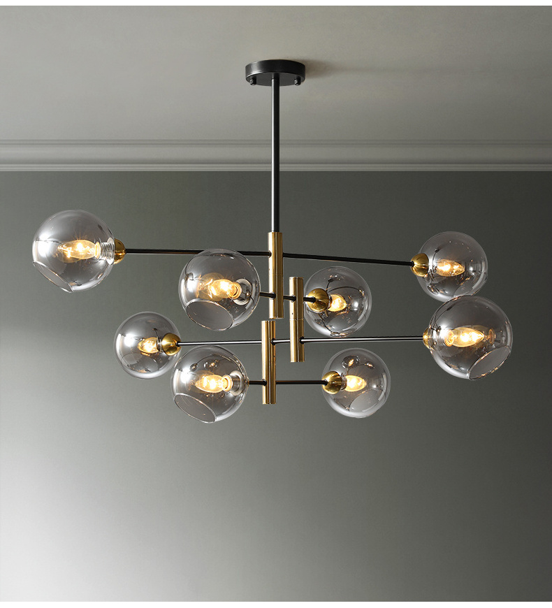 Nordic Chandelier Lamp For Living Room Dining Room Kitchen Table Bedroom Modern LED Pendant Light