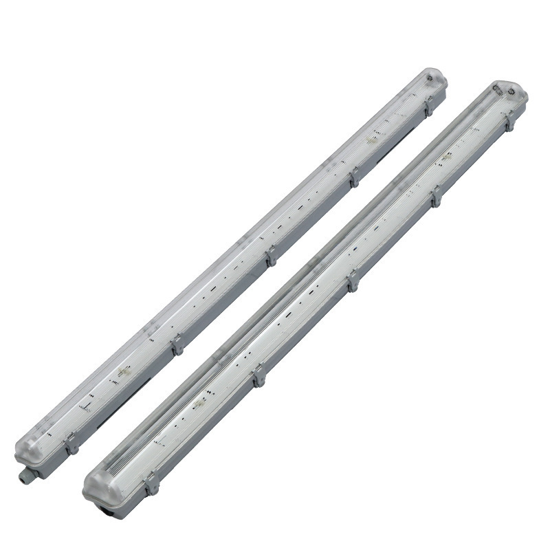 IP65 Waterproof Linear Light 18W 36W Fluorescent T8 LED Tri-proof Tube Light Fixtures