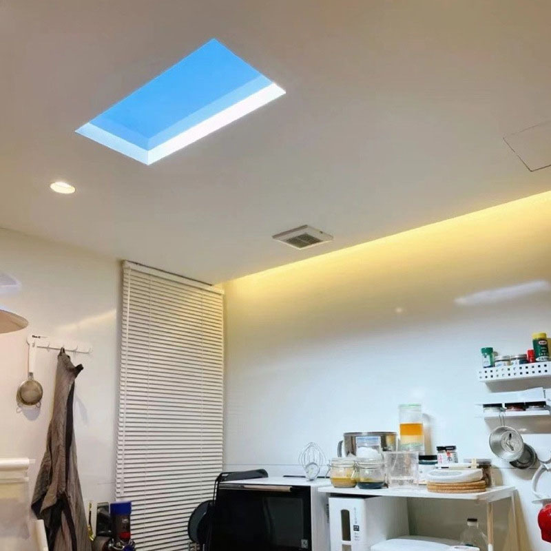 Skylight LED Sunlight Light 300*1200mm 2200-7800K App Voice Control Flat Roof Skylight