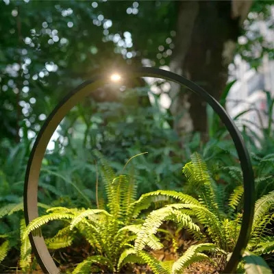 600MM Ring Circle Halo Lawn Lamp Round Outdoor LED Bollard Light