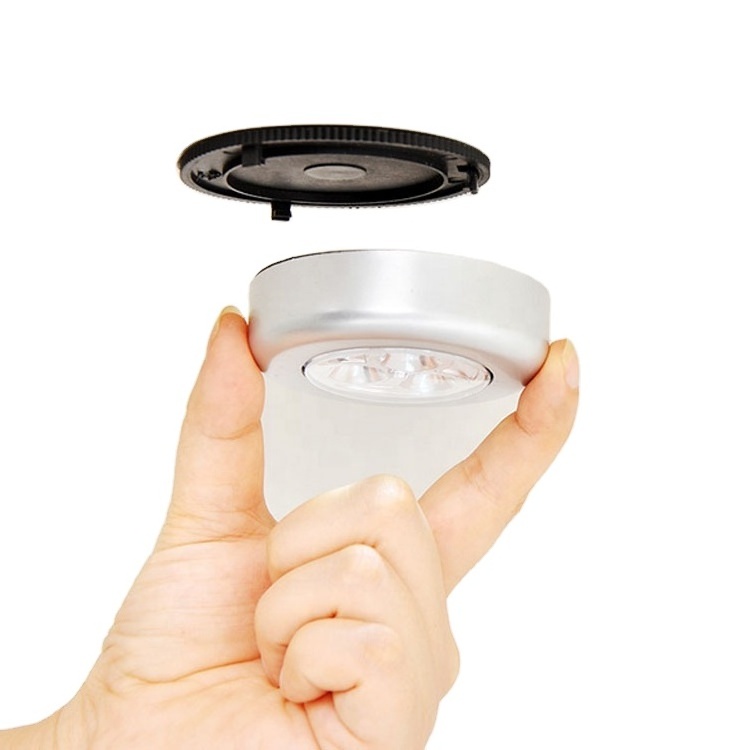 Portable mini plastic emergency cover inside sensor battery cabinet lamp tap night light kitchen under led cabinet light