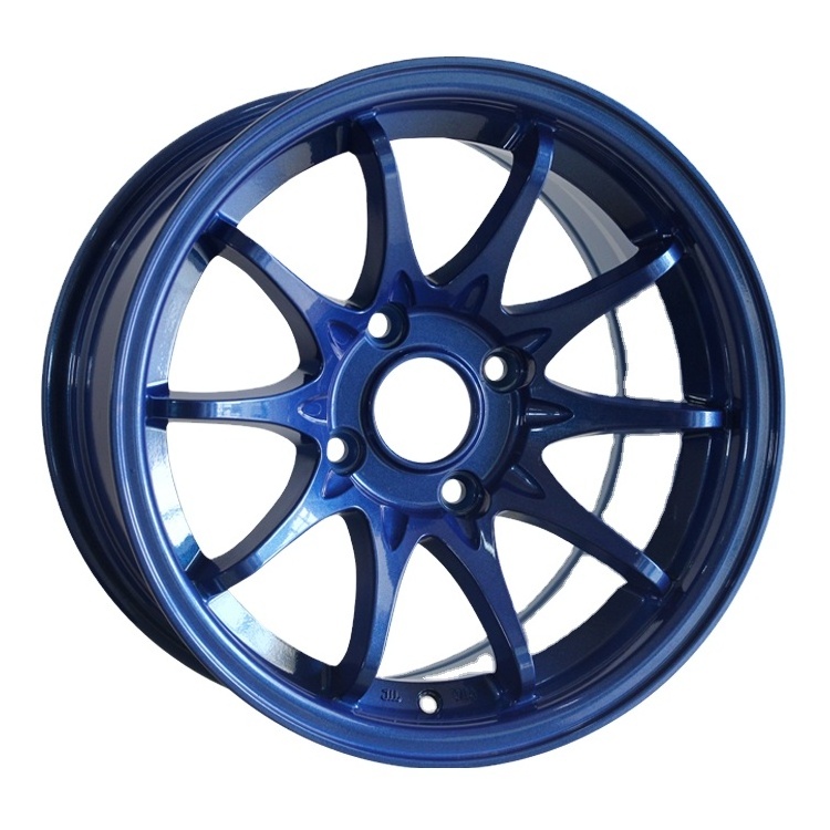 10 Spoke Design Alloy Car Rim  Bronze /Gold/ Silver/blue Color For Honda Nissan Nismo Car 5*114.3 #M1024