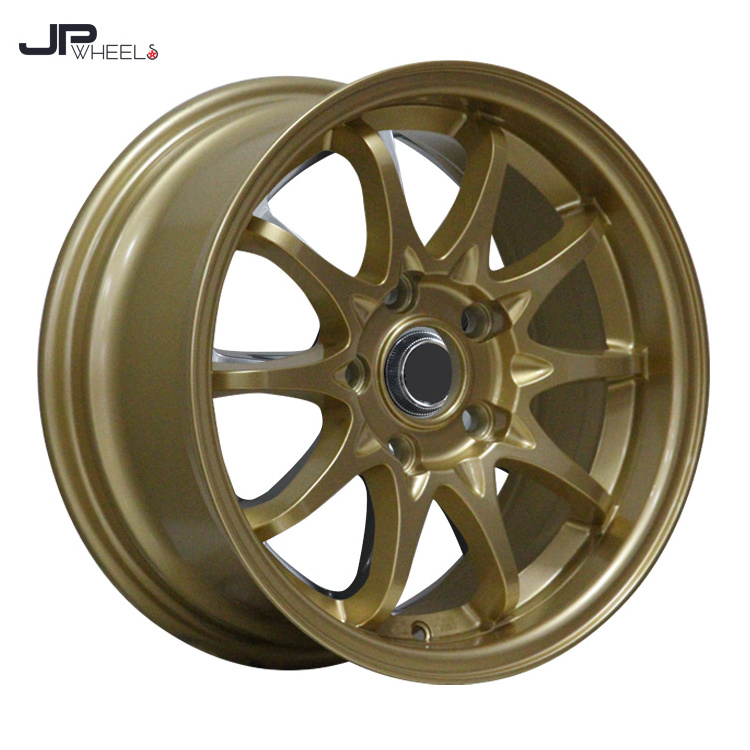 10 Spoke Design Alloy Car Rim  Bronze /Gold/ Silver/blue Color For Honda Nissan Nismo Car 5*114.3 #M1024