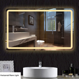 Modern Home Decor Frameless LED Wireless Bathroom Mirror New Fashion Bluetooth Sensor Switch Illuminated Design Wall Usage Light