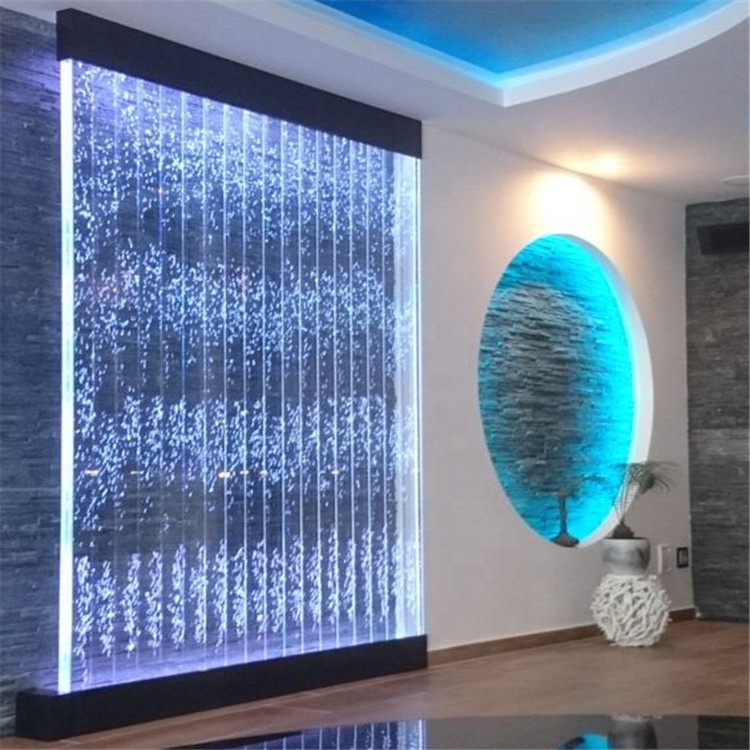 Customized hotel decoration acrylic water bubble wall partition room divider