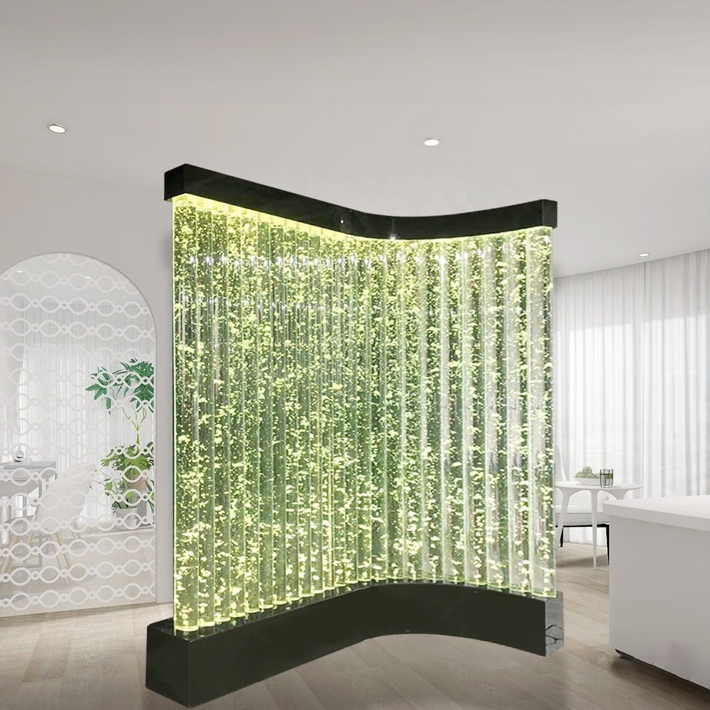 Curved bubble wall LED bubble panel, bubble wall screen & room divider partition