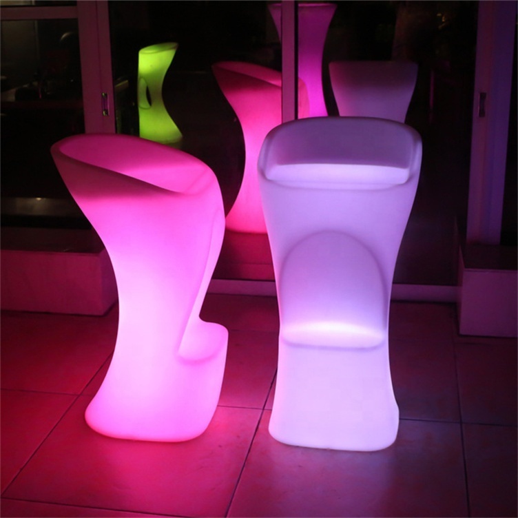 Bar illuminated led furniture dubai bar table and chairs