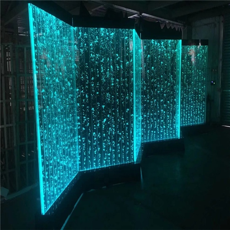 Customized hotel decoration acrylic water bubble wall partition room divider