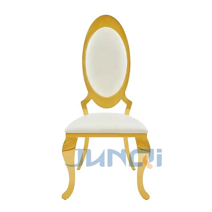 Special design cheap stainless steel dining chair modern luxury event wedding chair