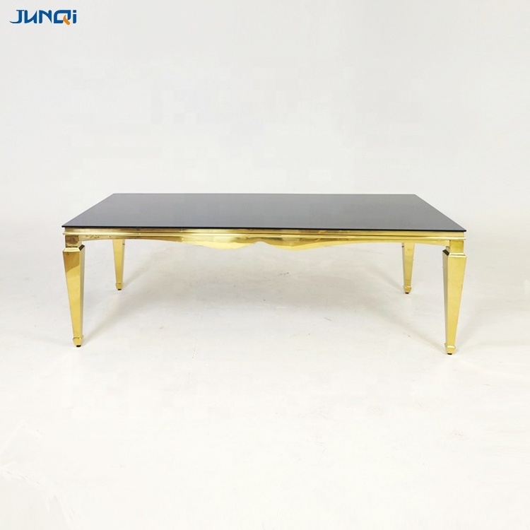 Hot sell Home Furniture Hotel Luxury Dining Table Designs Stainless Steel Dining Table