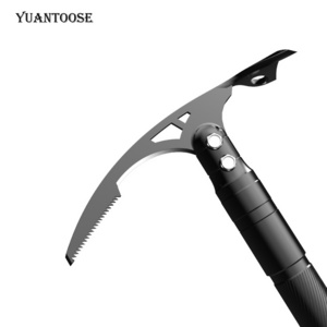 Multifunction Outdoor Stainless Steel Pick Head Camping Axe