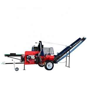 Hot sales firewood processor with saw and splitting/agricultural machinery with 3.5m conveyor/firewood processor sale