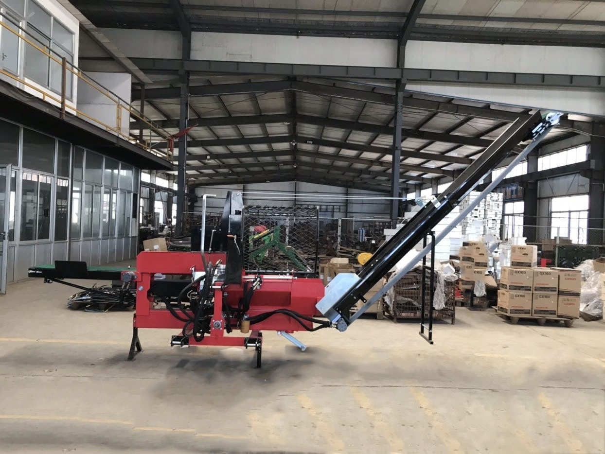 NEW Brand Quality JQ 15 tons used firewood processor for sale in Australia combine bois de chauffage