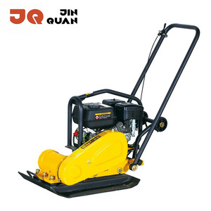 Best price JQ Portable Muffler Tamping Rammer Road 5.5HP gas or diesel engine 6HP Plate Compactor 90kg Best Selling China