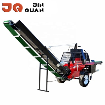 Hot Sale!!! JQ 20 tons firewood processor sale pto wood processor with saw and splitting machine for home use