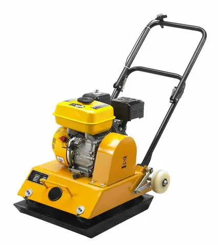 Best price JQ Portable Muffler Tamping Rammer Road 5.5HP gas or diesel engine 6HP Plate Compactor 90kg Best Selling China