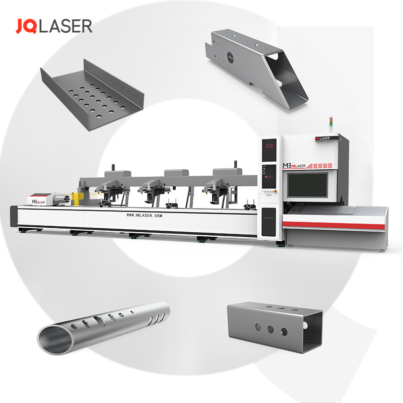 JQLASER M3 1000w Pipe Mobile Screen Protector Tube Laser Cnc Metal 1500w Fiber Laser Cutting for metal steel Machine price