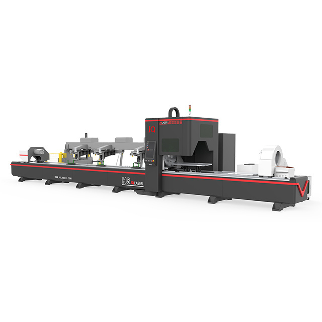 3 chuck tube laser cut pneumatic chucks Automatic Square/tube Pipe Fiber Laser Cutting Machine for pipes and profiles cutting