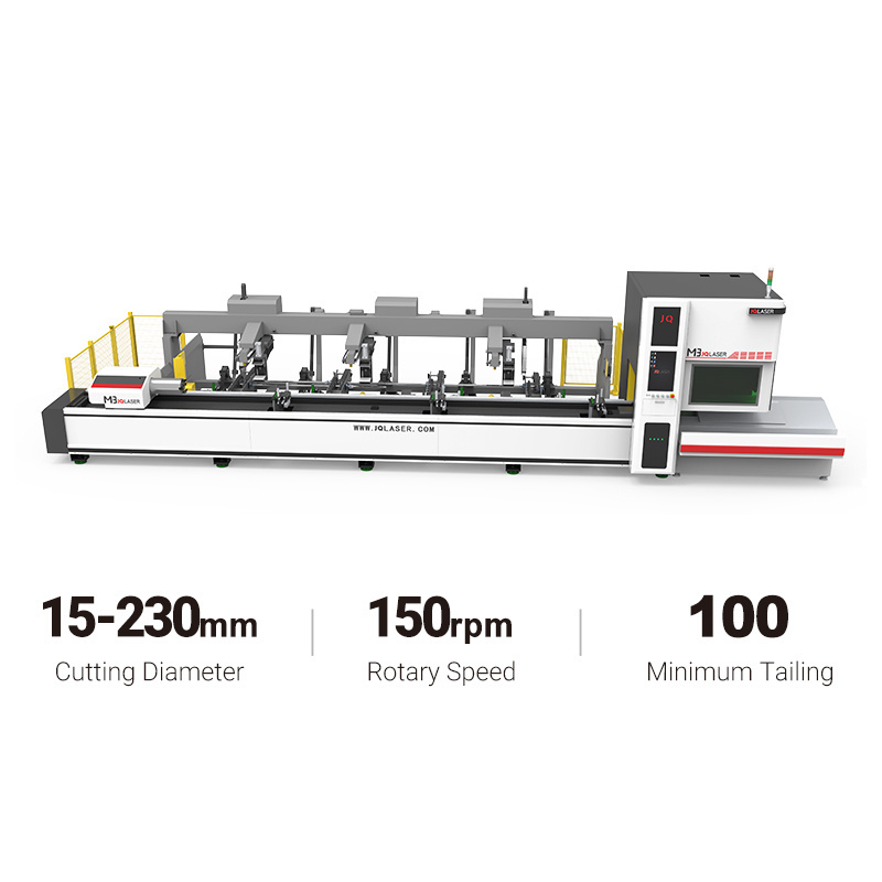 H beam I profile cutter pipe cutting stainless steel tube fiber laser source 2000w metal tube laser cutting machine for tube