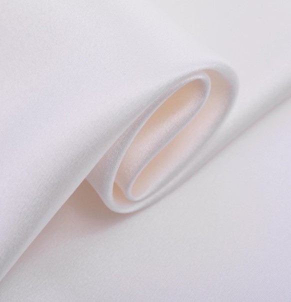 Plain White Heavy 180gsm 40mm 100% Pure Mulberry Silk Duchess Satin Silk Fabric