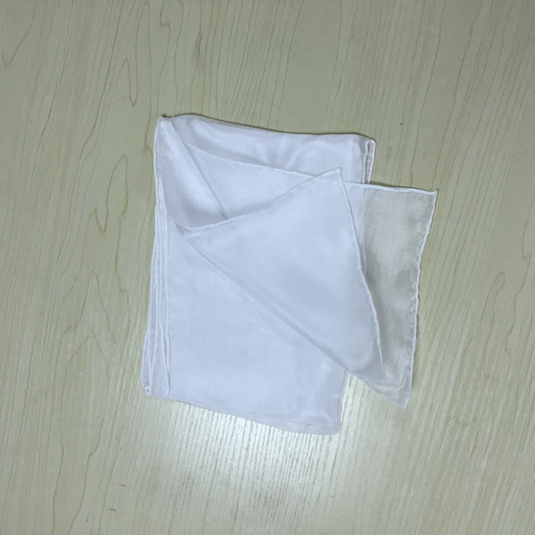 Chinese Women Blank Silk Habotai 5mm White Silk Scarves for Dyeing