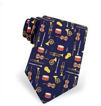 Wholesale Custom Digital Print 100%Silk Twill Fabric Tie for Men