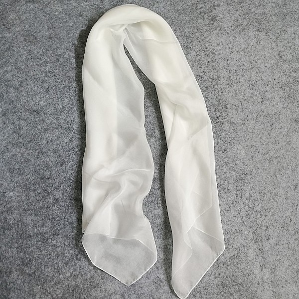 8mm habotai white silk scarves plain white silk scarfs for painting