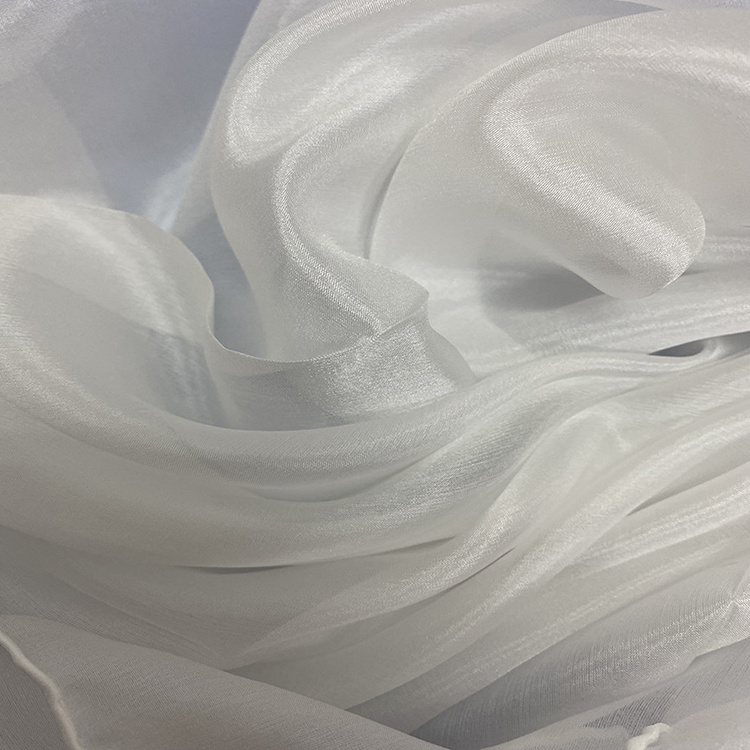 Undyed White 100% Silk Pongee 5mm Silk Scarf  180*40 For DIY Dyeing White Silk Chiffon Scarf