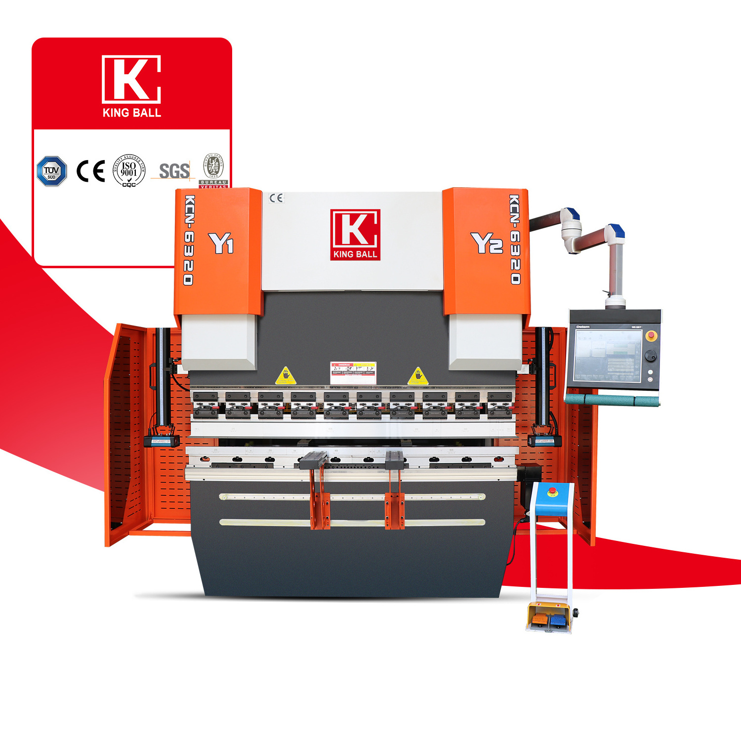 Machine driven by servo motor and ball screw drive mechanism cnc servo power press brake