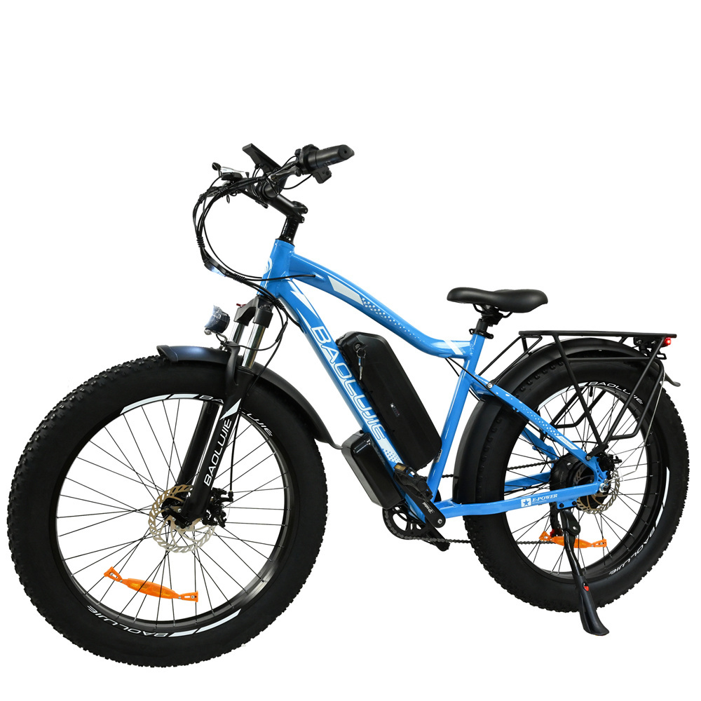 Europe stock 2619 model 26 inch fat tire SHIMANO 7-speed electric bike 48V 13AH 250W 500W 750W moutain e bike