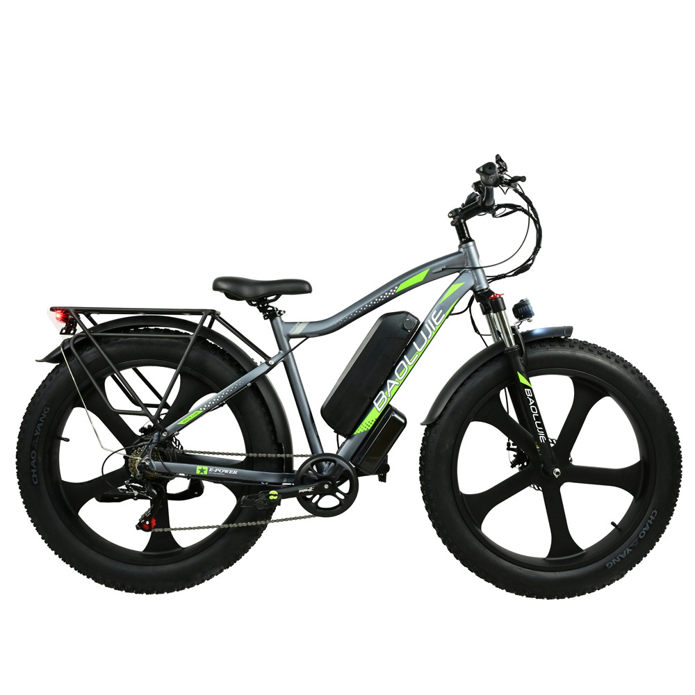 Europe stock 2619 model 26 inch fat tire SHIMANO 7-speed electric bike 48V 13AH 250W 500W 750W moutain e bike